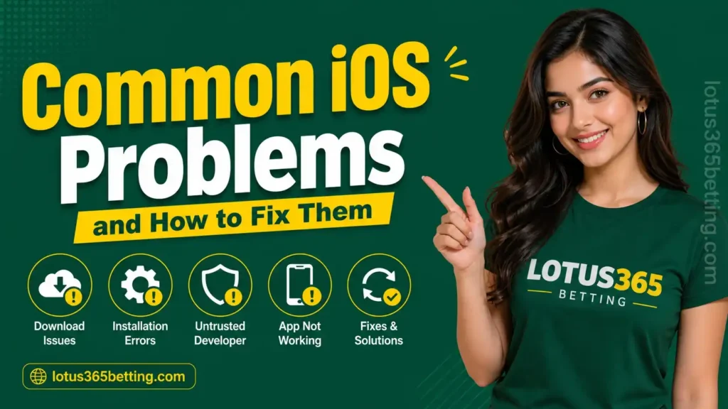 How to Download Lotus365 App on iOS / iPhone (Complete Guide) 3 Common iOS Problems and How to Fix Them